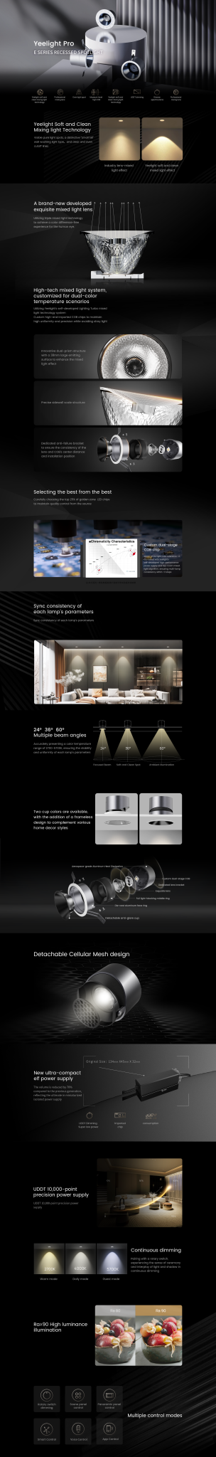 Yeelight Pro E Series Spotlight - Yeelight English
